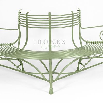 Lawn sofas   - Banc d'arbre de style Arras - IRONEX GARDEN