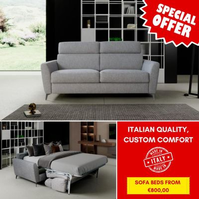 Hotel bedrooms - Comfort Within Reach: Sofa Beds for €800! LEONARDO SOFA-BED - MITO HOME