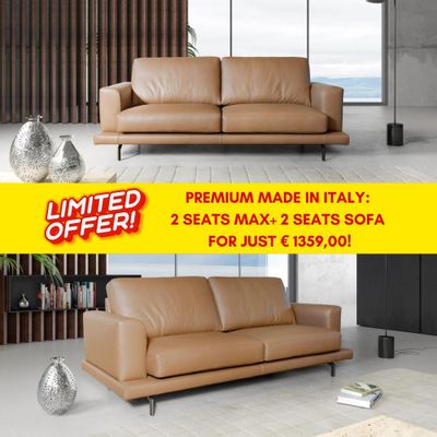 Sofas for hospitalities & contracts - Dynamic Duo: 2 x 2-Seater Fabric Sofas, Just €1359! GLAMOUR SOFA - MITO HOME