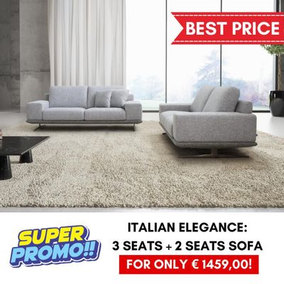 Sofas for hospitalities & contracts - Limited Offer: Sofa Duo - 3-Seater + 2-Seater, €1459! CAPRI SOFA - MITO HOME