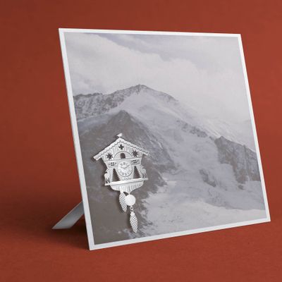 Gifts - Set of 12 metal photo holders - Switzerland - TOUT SIMPLEMENT,