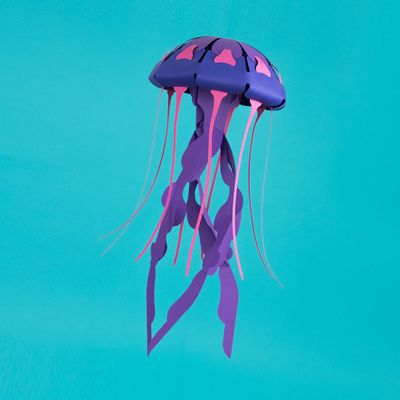 Children's arts and crafts - Chrysaora hysoscella - PLEGO