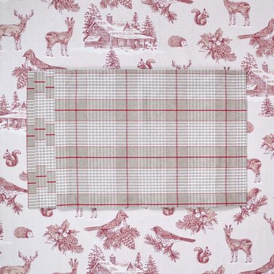Placemats - Glen Check Cotton Placemats – French Style - ROSEBERRY HOME