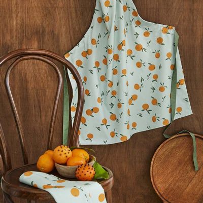 Torchons textile - Clementines - Printed cotton apron - COUCKE