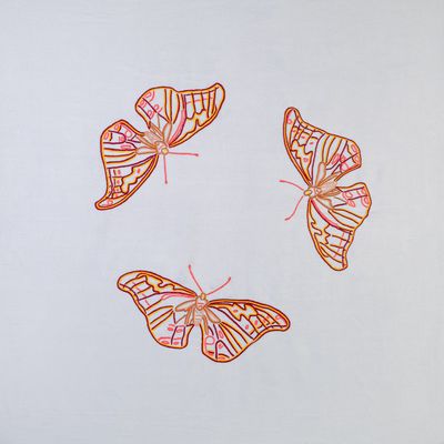 Table linen - Tablecloth Borboleta 180x180 - CAMPANTE