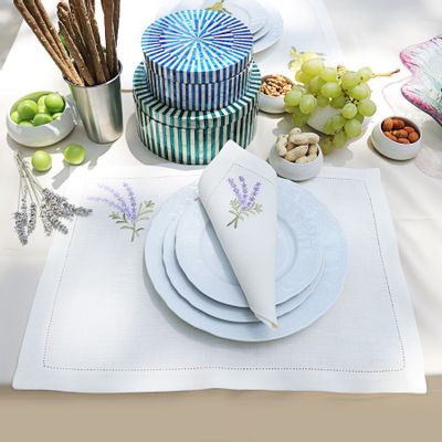 Gifts - Lavender Embroidery Placemat - HYA CONCEPT STORE