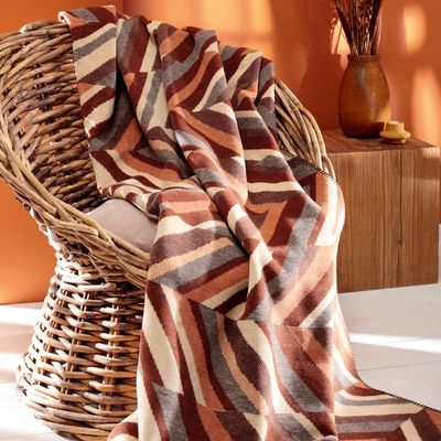 Throw blankets - Shifted Terra Blanket - BIEDERLACK