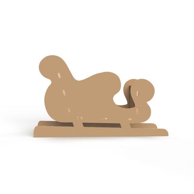 Décor de fête pour enfant - Traîneau du Père Noël durable - RIPPOTAI