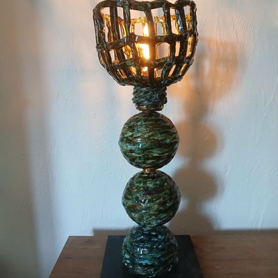 Objets de décoration - Lampe saturne - ATELIER GARCIA