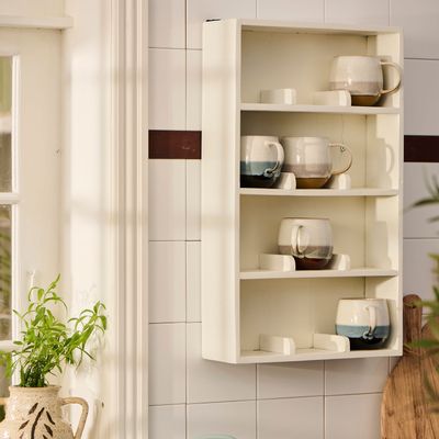 Shelves - Wall shelf with 4 divided shelves UNIQUE - IB LAURSEN