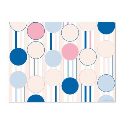 Objets design - Set de table Bubble Peach - MA CHÉRIE MON AMOUR