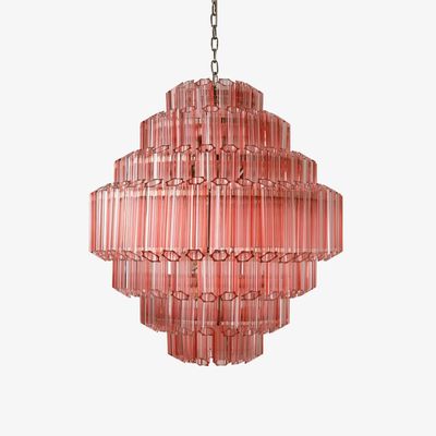 Ceiling lights - Pink Grande Palermo Chandelier - PURE WHITE LINES EUROPE