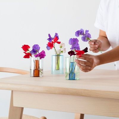 Vases - Petit vase en verre réversible - BLOCK DESIGN