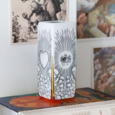 Vases - Vision Vase - A porcelain decorative rectangular sleek vase - MEZZOGIORNOH