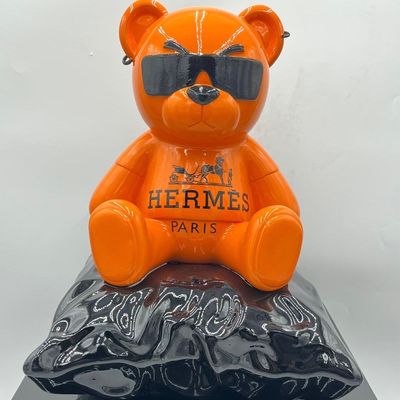 Decorative objects - Bad Bear in Hermès resin - NAOR