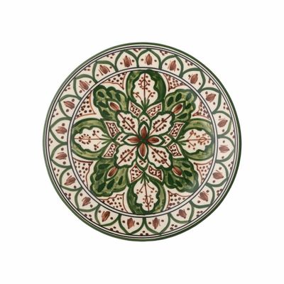 Formal plates - Karlie Plate, Green, Stoneware - CREATIVE COLLECTION