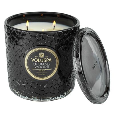 Candles - Burning Woods Boxed Luxe - VOLUSPA