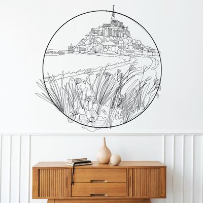 Customizable objects - WALL DECORATION - PERSONALIZED FILOREVE - O'FIL DES RÊVERIES DE NANA