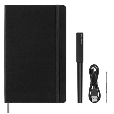 Stationery - Smart Notebook Hard Cover Black - MOLESKINE