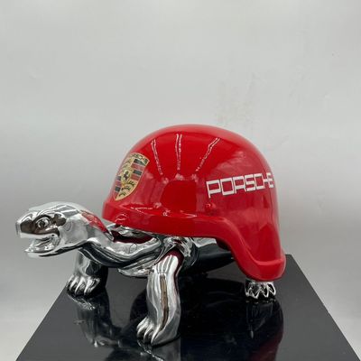 Objets de décoration - Tortue en résine Rouge - NAOR