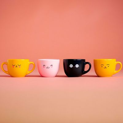 Mugs - Cute espresso: set of 4 espresso cups - UTOPIQ