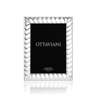 Objets de décoration - Portafoto in argento Miro Silver Torchon - OTTAVIANI