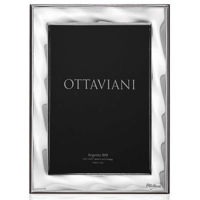 Decorative objects - Photoframe with silver Miro Silver "Riflessi" - OTTAVIANI