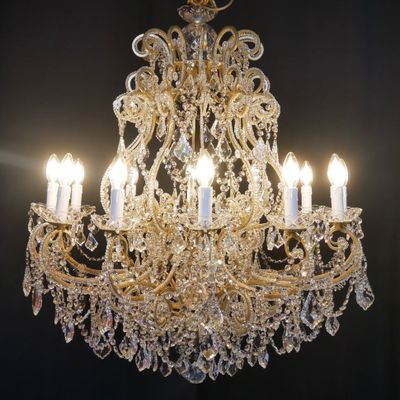 Hanging lights - chandelier, crystal chandelier, candlestick, crystal candlestick - L'ARTIGIANO DEL LAMPADARIO