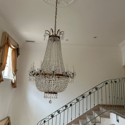 Suspensions - LUSTRE CRYSTAL ,CHANDELIER CRYSTAL,LUSTRE,CHANDELIER - L'ARTIGIANO DEL LAMPADARIO