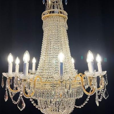 Hanging lights - chandelier, crystal chandelier, candlestick, crystal candlestick - L'ARTIGIANO DEL LAMPADARIO