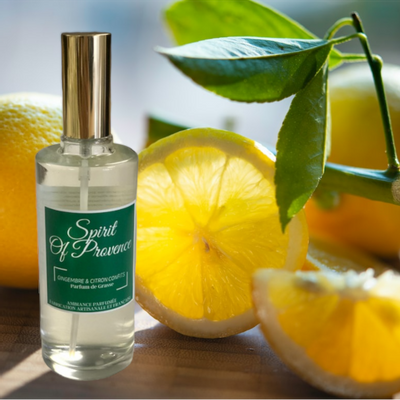 Home fragrances - Ambiance perfumes with ginger & candied lemons 125 ml - SPIRIT OF PROVENCE