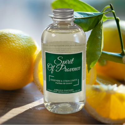 Home fragrances - Ginger & Candied Lemon Refill 200 ml - SPIRIT OF PROVENCE