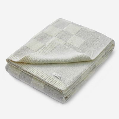 Throw blankets - Cotton Checker Throw - JOVIAL CLOUD