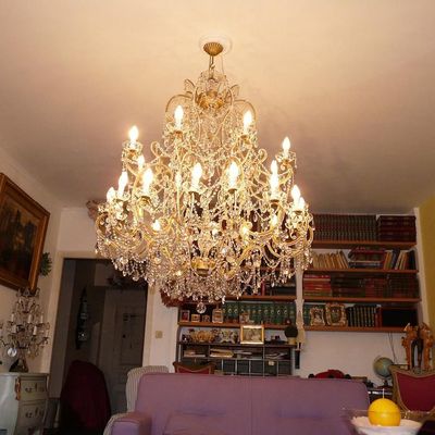 Hanging lights - chandelier, crystal chandelier, candlestick, crystal candlestick - L'ARTIGIANO DEL LAMPADARIO