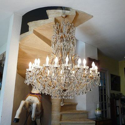 Hanging lights - chandelier, crystal chandelier, candlestick, crystal candlestick - L'ARTIGIANO DEL LAMPADARIO