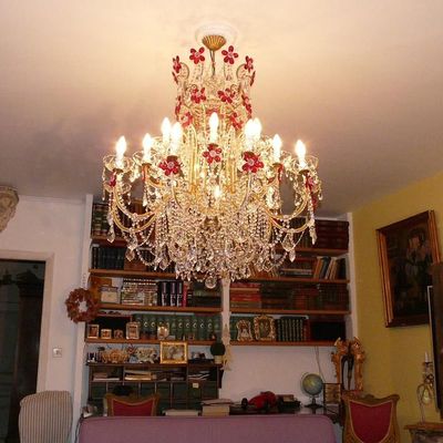 Hanging lights - chandelier, crystal chandelier, candlestick, crystal candlestick - L'ARTIGIANO DEL LAMPADARIO
