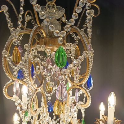 Suspensions - LUSTRE CRYSTAL ,CHANDELIER CRYSTAL,LUSTRE,CHANDELIER - L'ARTIGIANO DEL LAMPADARIO
