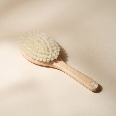 Accessoires cheveux - Brosse Soin Bébé 100% Chèvre Made in France - BACHCA