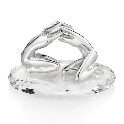 Objets de décoration - Sculpture avec argent "Abbraccio" - OTTAVIANI