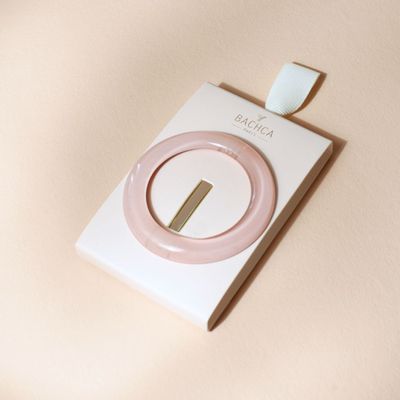 Hair accessories - Dragee pink round hair clip - BACHCA