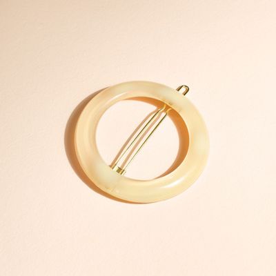 Hair accessories - Ivory round hair clip - BACHCA