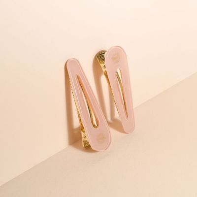 Accessoires cheveux - Barrettes Rose dragée x2 - BACHCA