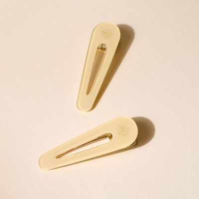 Accessoires cheveux - Barrettes Ivoire x2 - BACHCA