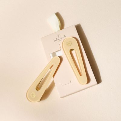Accessoires cheveux - Barrettes Ivoire x2 - BACHCA