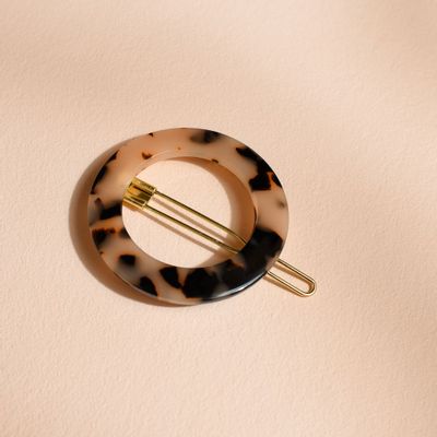 Hair accessories - Tortoise round hair clip - BACHCA