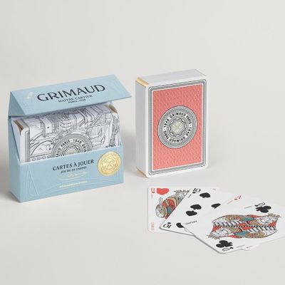 Caskets and boxes - N°201 - Cartes à jouer (Coral Red) - GRIMAUD PARIS