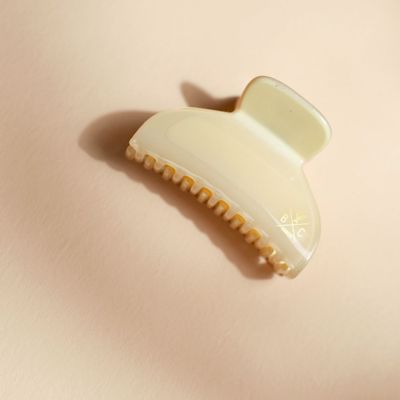 Accessoires cheveux - Pince Opaline Ivoire petit format - BACHCA