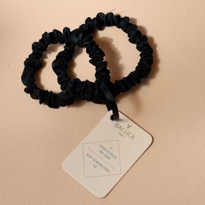 Hair accessories - Silk scrunchies x2 - BACHCA
