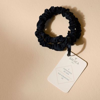 Hair accessories - Silk scrunchies x2 - BACHCA