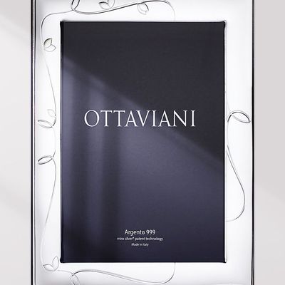 Decorative objects - Photoframe with silver Miro Silver "Fiaba" - OTTAVIANI
